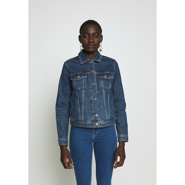 Selected Femme Tall SLFSTORY SPRUCE JACKET Kurtka jeansowa dark blue denim SEM21G008