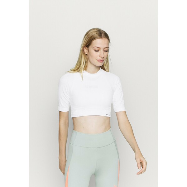 NU-IN CROPPED T-shirt basic white NUF41D003