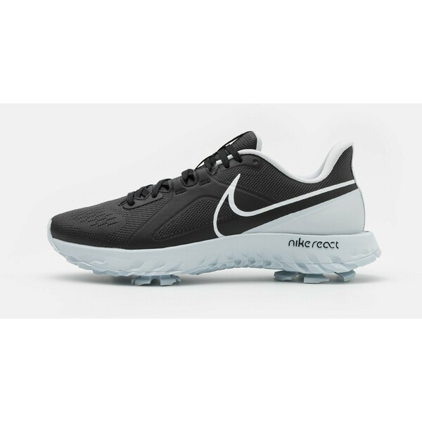 Nike Golf REACT INFINITY PRO Obuwie do golfa black/white/metallic platinum NI442A036-Q14