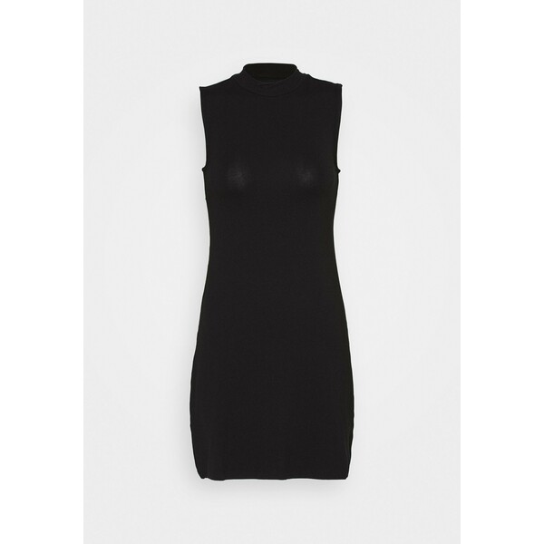 Even&Odd Petite Sukienka z dżerseju black EVF21C01T