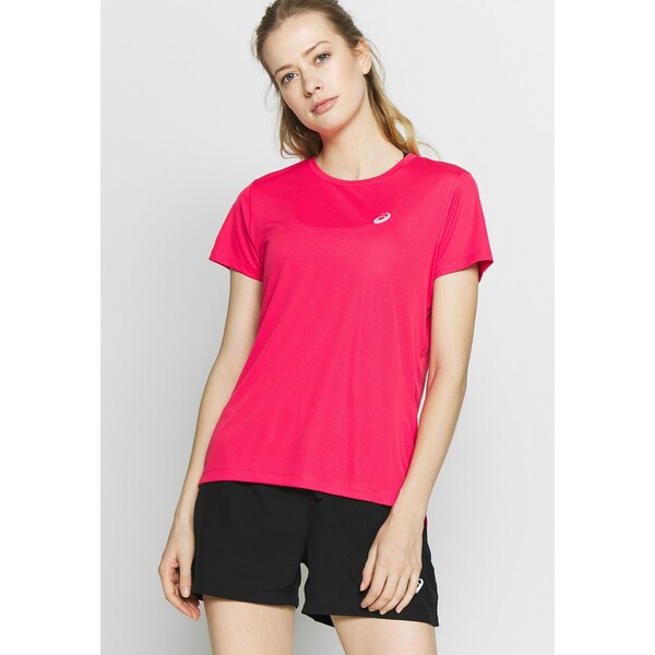 ASICS T-shirt z nadrukiem pixel pink AS141D05Q