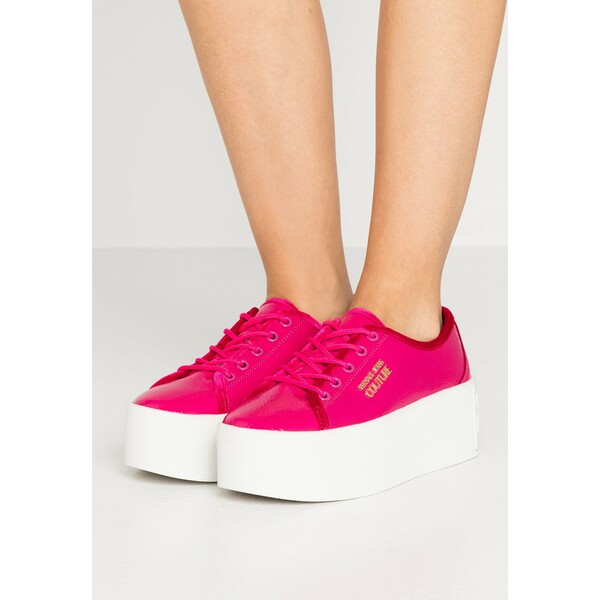 Versace Jeans Couture PLATFORM SOLE Sneakersy niskie fuxia VEI11A02N