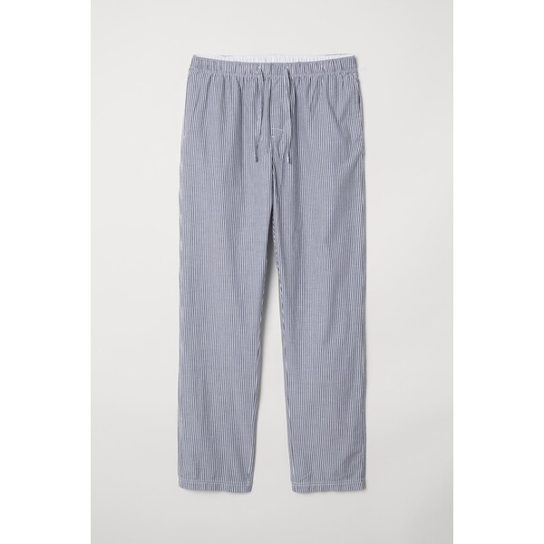 H&M Spodnie piżamowe Regular Fit - - ON 0523936084 Niebieski/Paski