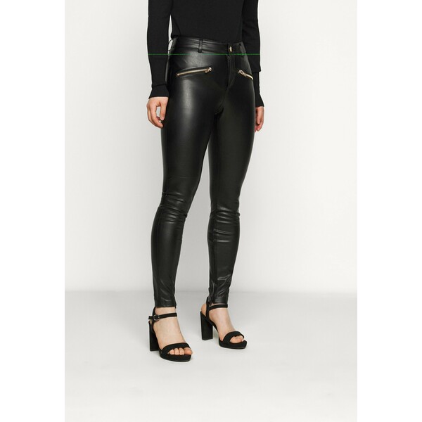 ONLY Petite ONLHENRIETTA Spodnie materiałowe black OP421A066