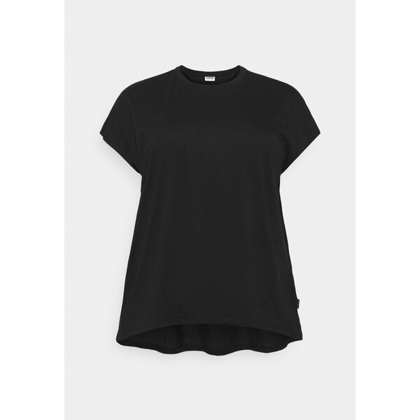 Noisy May Curve NMMATHILDE LOOSE LONG T-shirt basic black NOY21D009