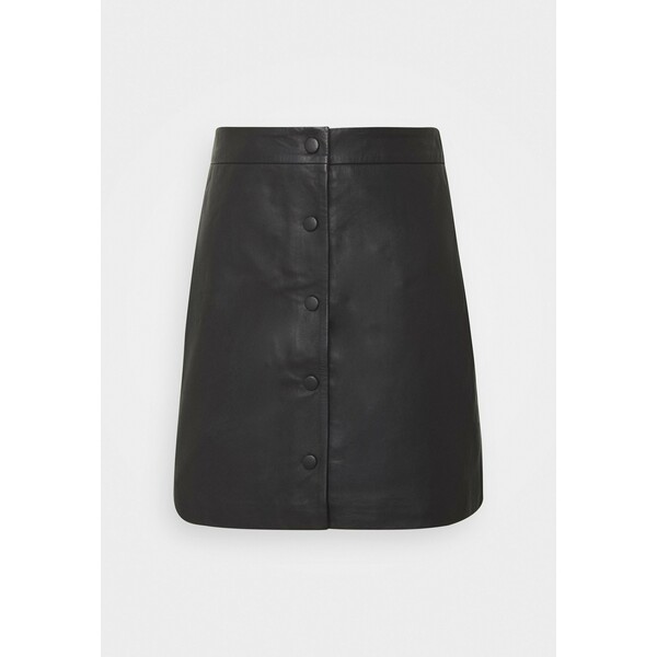Selected Femme SLFALLY SKIRT Spódnica ołówkowa black SE521B0CJ
