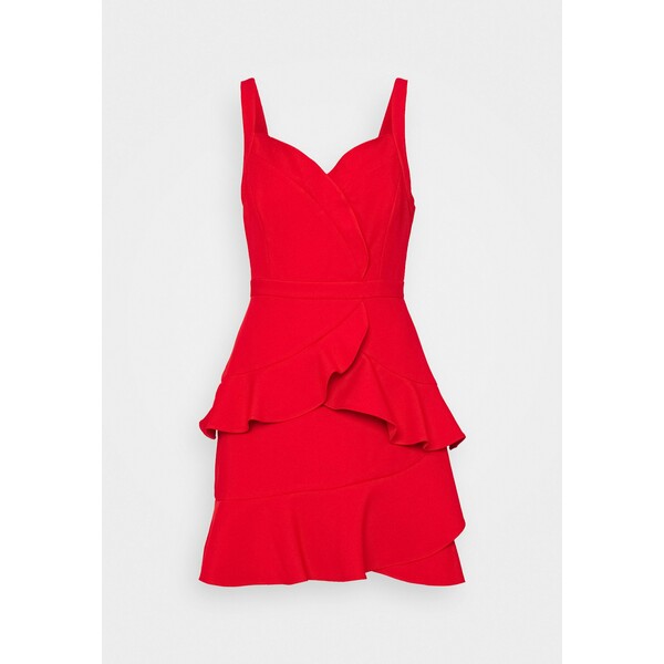 BCBGMAXAZRIA STRAPPY DRESS Sukienka koktajlowa rosso MX121C05Z