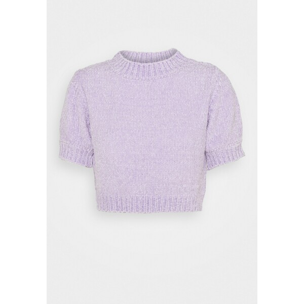 Missguided Petite CHENILLE T-shirt basic lilac M0V21D06E