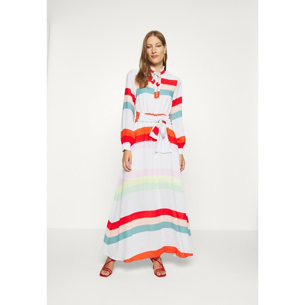 Who What Wear BELTED DRESS Długa sukienka multicolor WHF21C01L