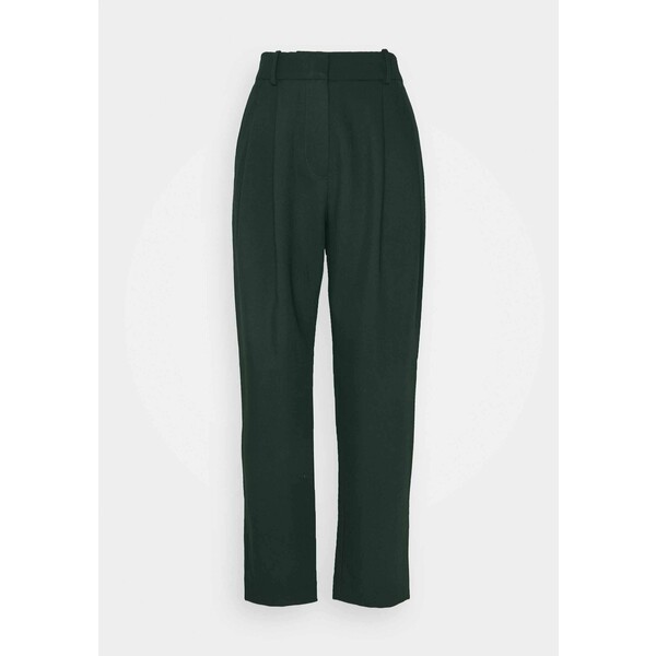 Weekday ZINC TROUSER Spodnie materiałowe green WEB21A04C