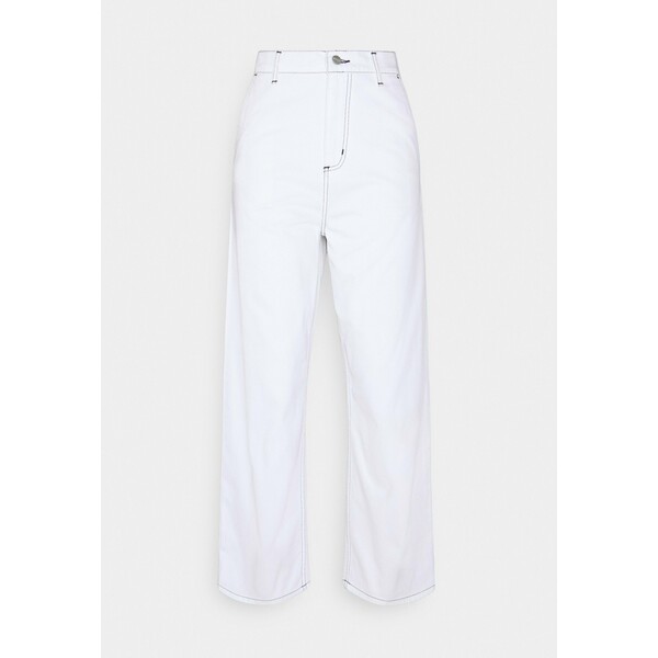 Carhartt WIP ARMANDA PANT Jeansy Relaxed Fit white C1421A01T