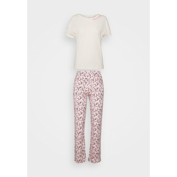Marks & Spencer London DITSY SET Piżama pink mix QM481P059