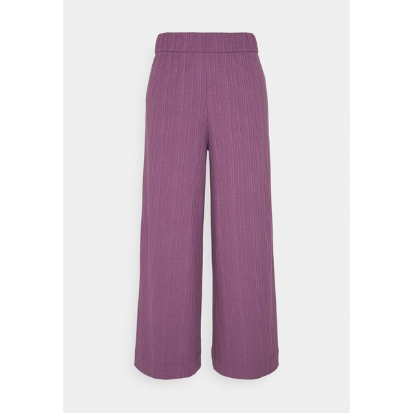 Monki Spodnie materiałowe lilac purple medium dusty ol MOQ21A01Z