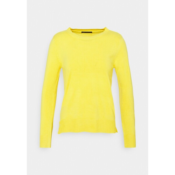 Marks & Spencer London CASHMIL CREW Sweter yellow QM421I02X