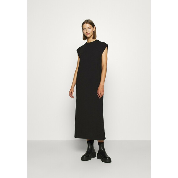 Weekday LIA DRESS Sukienka z dżerseju black WEB21C05F
