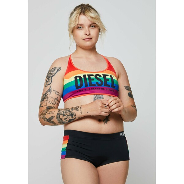 Diesel Góra od bikini rainbow DI181A039