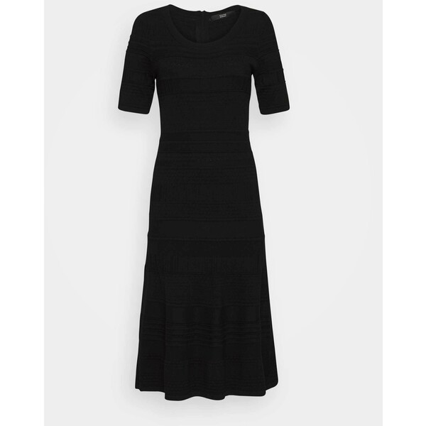 Steffen Schraut MATHILDE FANCY DRESS Sukienka dzianinowa black STC21C035