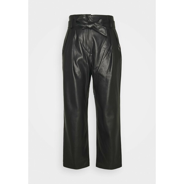 Derhy TABLEAU PANTALON Spodnie materiałowe black RD521A00Q