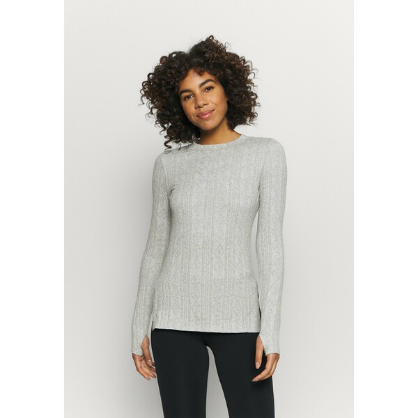 Free People CHILLY NIGHTS LONG SLEEVE Sweter heather grey FP041G018