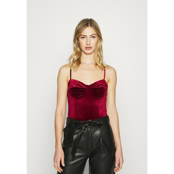 Nly by Nelly BUSTIER BODY Top wine NEG21E066