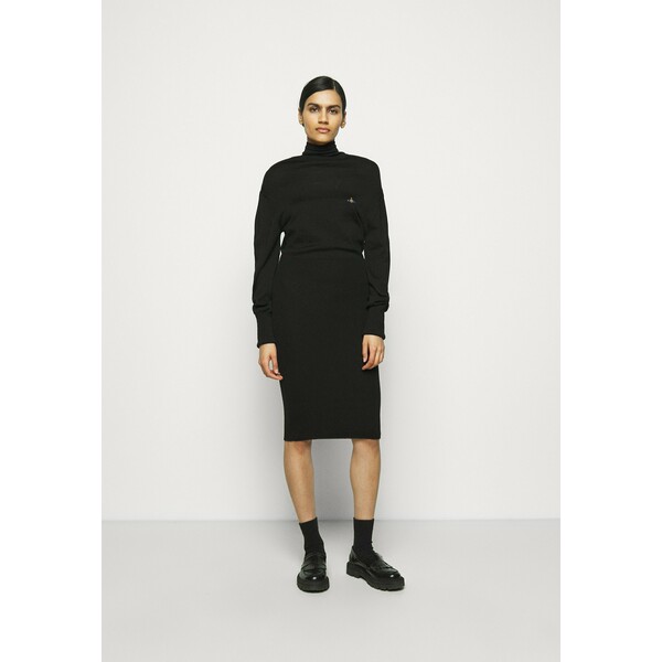 Vivienne Westwood BEA DRESS Długa sukienka black VW921C00N