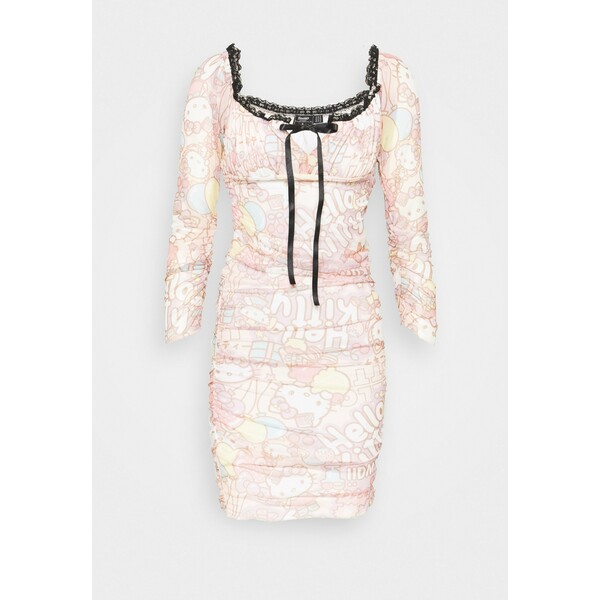NEW girl ORDER DRESS Sukienka letnia pink NEM21C01E