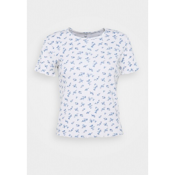 Hollister Co. LETTUCE BABY TEE T-shirt z nadrukiem white H0421D0BA
