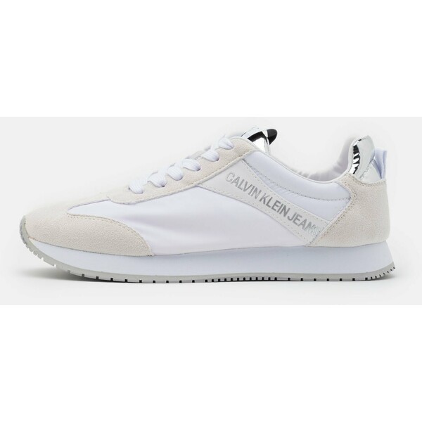 Calvin Klein Jeans JILL Sneakersy niskie white/silver C1811A04F