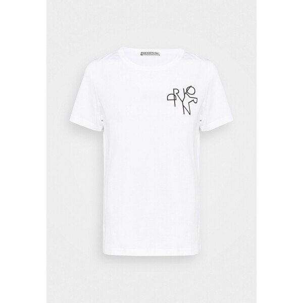 DRYKORN ANISIA T-shirt z nadrukiem weiss DR221D04A