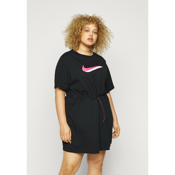 Nike Sportswear Sukienka z dżerseju black NI121C029