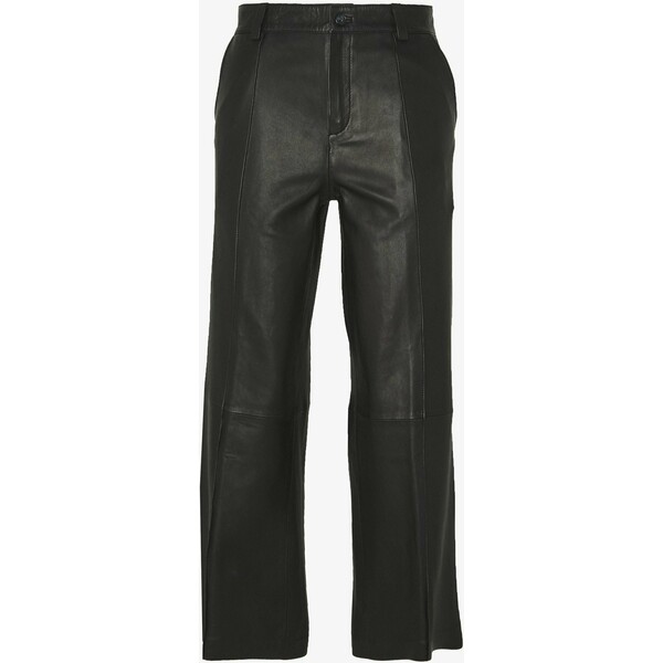 Mos Mosh Spodnie skórzane black MX921A07P