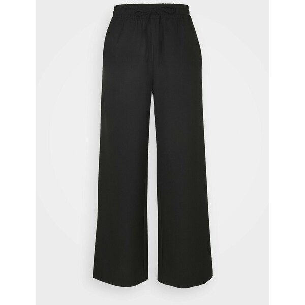 Selected Femme SLFSIA WIDE PANT Spodnie materiałowe black SE521A0H5