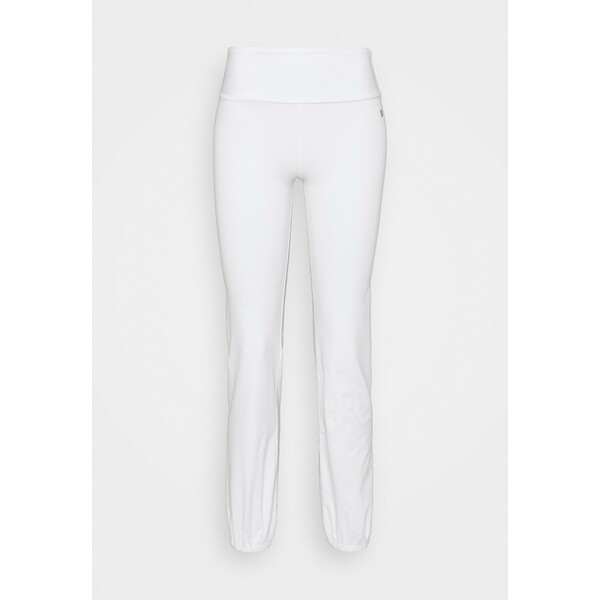 Deha JOGGER PANTS Spodnie treningowe white 5DE41E04N