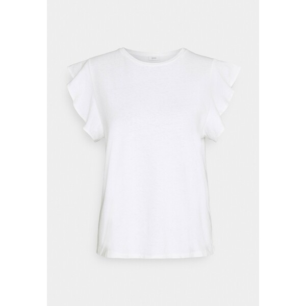 CLOSED WOMEN T-shirt z nadrukiem ivory CL321D02G