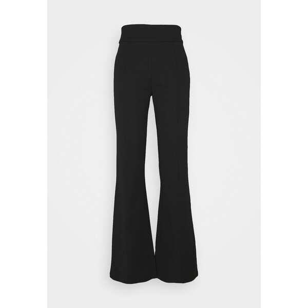 YAS Tall YASVICTORIA PINTUCK PANT Spodnie materiałowe black YA021A024