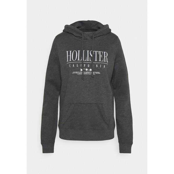 Hollister Co. Bluza z kapturem grey H0421J04S