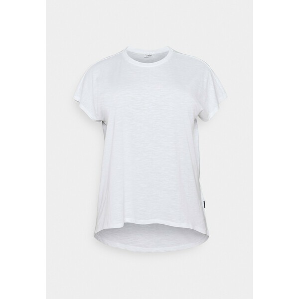 Noisy May Curve NMMATHILDE LOOSE LONG T-shirt basic bright white NOY21D009