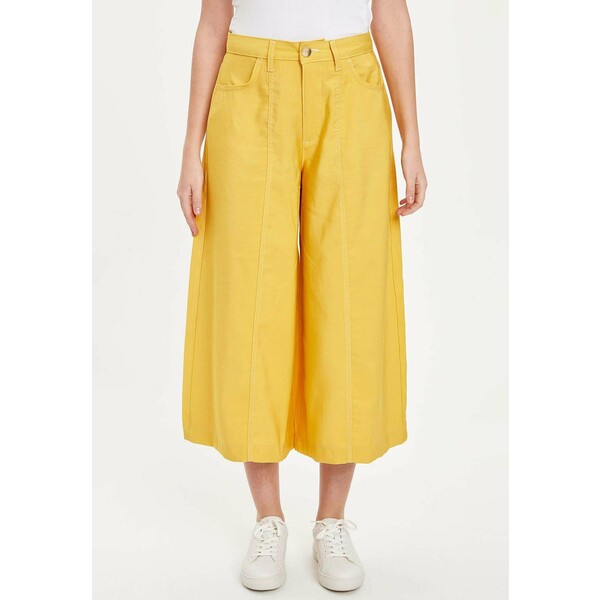 DeFacto Spodnie materiałowe yellow DEZ21A08S