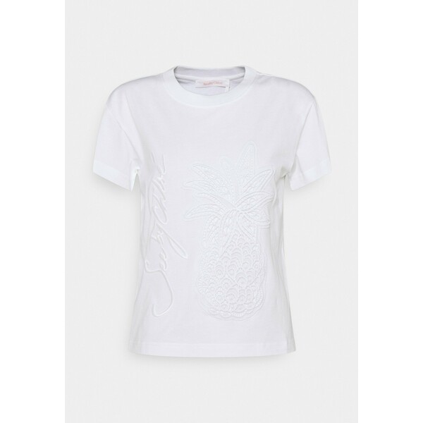See by Chloé T-shirt basic white powder SE321D023