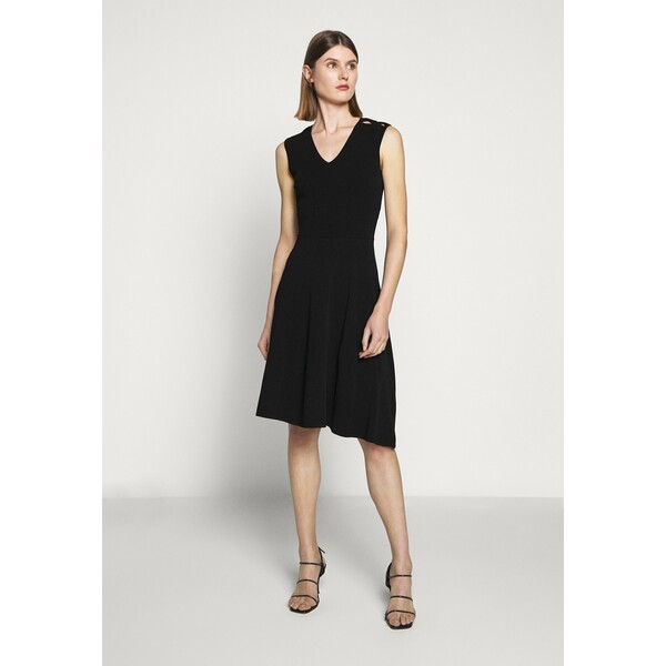 Milly PEEK A BOO SHOULDER DRESS Sukienka z dżerseju black M1221C027