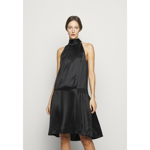 Victoria Victoria Beckham SMOCKED HIP DRESS Sukienka koktajlowa black VIT21C00R