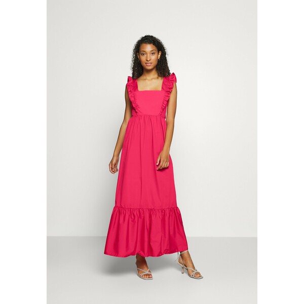 Miss Selfridge POPLIN Długa sukienka pink MF921C0TH