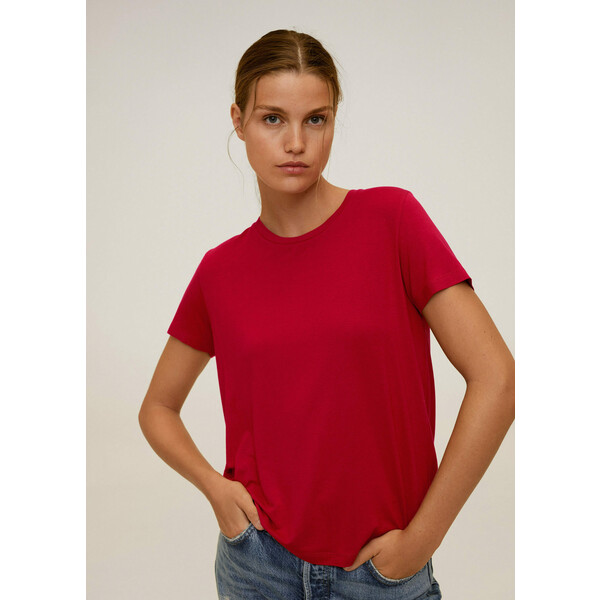 Mango T-shirt visca Czerwony 77010539-VISCA-LM
