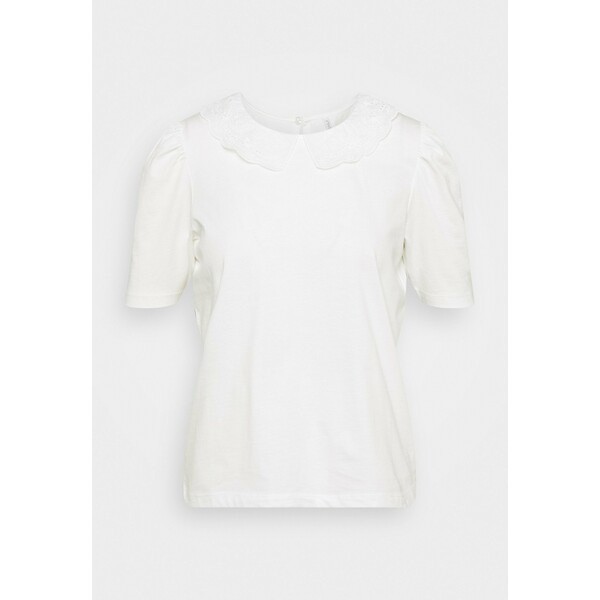 ONLY Petite ONLNILLE COLLAR T-shirt z nadrukiem bright white OP421D04H