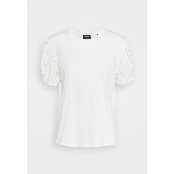 The Kooples T-shirt z nadrukiem white THA21D014