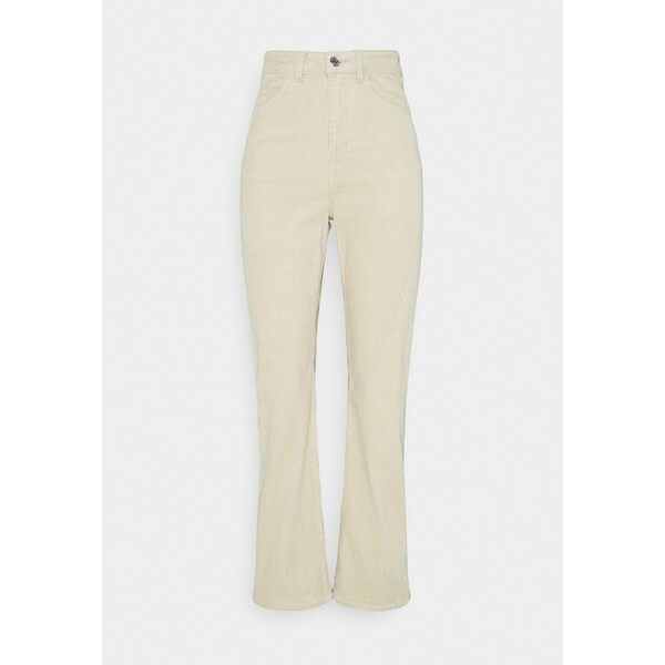 Weekday ROWE TROUSER Spodnie materiałowe beige WEB21A041