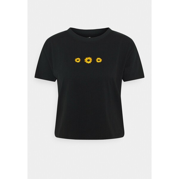 Hollister Co. T-shirt z nadrukiem black H0421D0AY