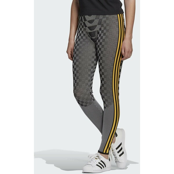 adidas Originals PAOLINA RUSSO REF COLLAB SPORTS INSPIRED SLIM TIGHTS Legginsy black/reflective silver/active gold AD121A0H0