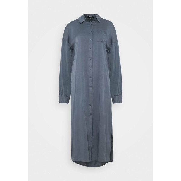 Missguided Tall UTILITY MIDI DRESS Sukienka koszulowa slate blue MIG21C0AB