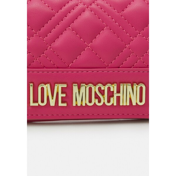 Love Moschino QUILTED SOFT QUILTED SOFT Portfel fuxia LO951F06K